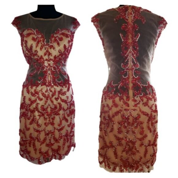 Luxury Designer Couture Prom Party Runway Wedding Evening Cocktail Glamour Dress - Picture 12 of 16